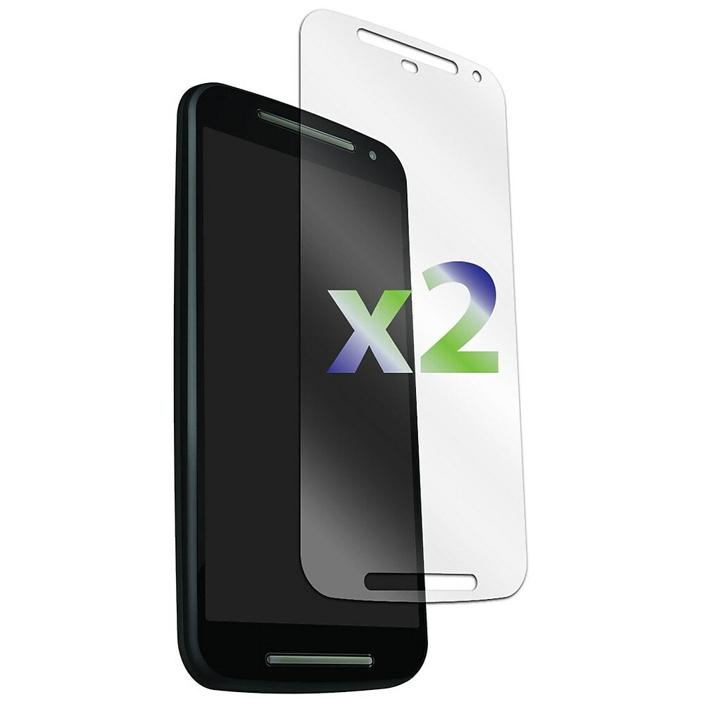 Image of Exian Motorola Moto G2 Screen Protector, 2 Pieces, Clear