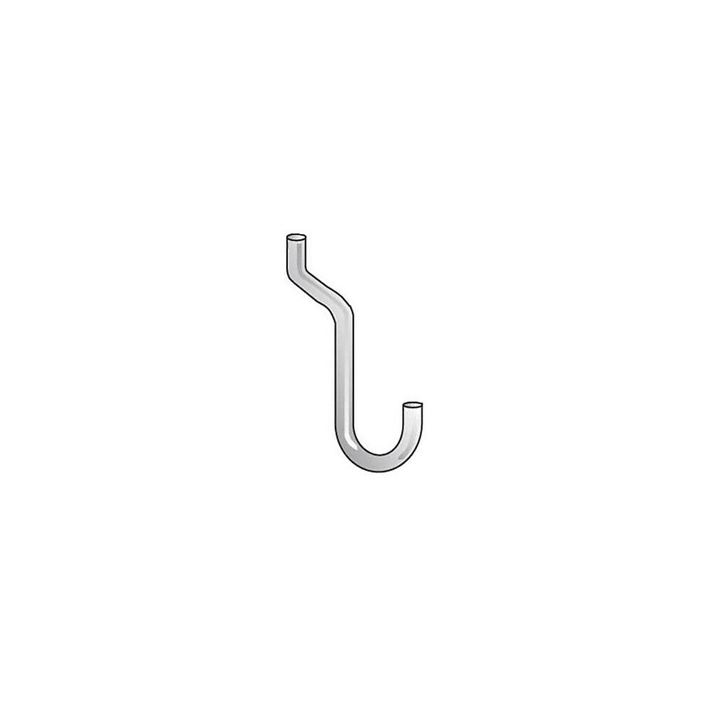 Image of Wamaco 1" Short Curved Pegboard Hook, 100 Pack