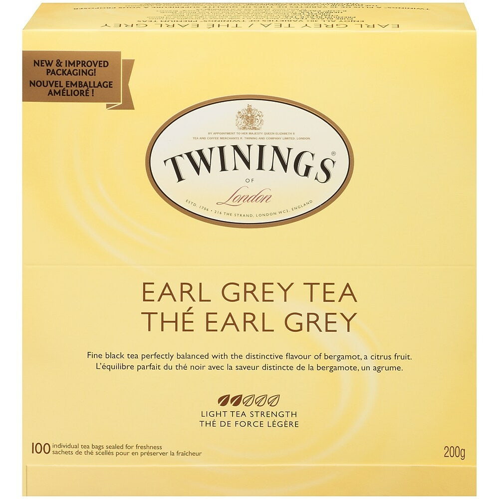 Image of Twinings of London Earl Grey Tea Bags - 100 Pack