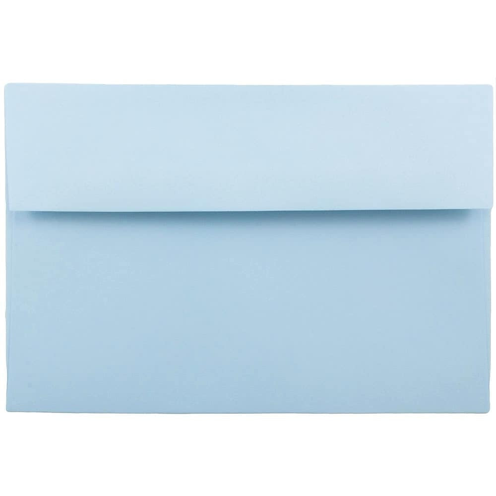 Image of JAM Paper A8 Invitation Envelopes, 5.5 x 8.125, Baby Blue, 1000 Pack (155630B)