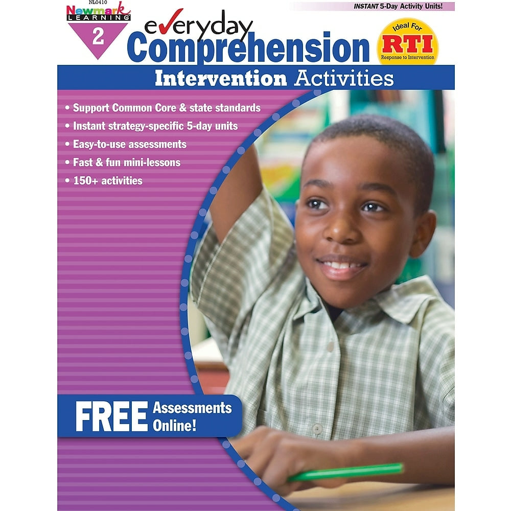Image of Newmark Learning Everyday Comprehension Intervention Activities Book (NL-0410) - Grade 2