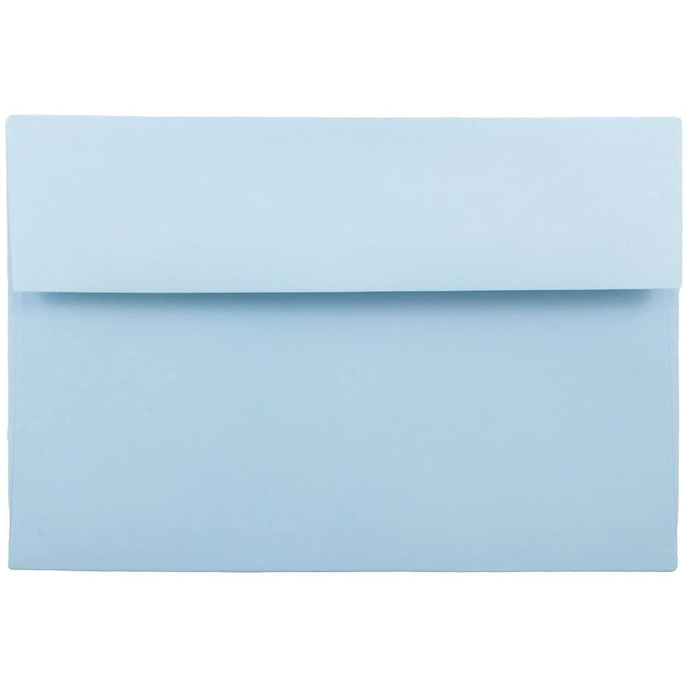 Image of JAM Paper A9 Invitation Envelopes, 5.75 x 8.75, Baby Blue, 1000 Pack (155699B)