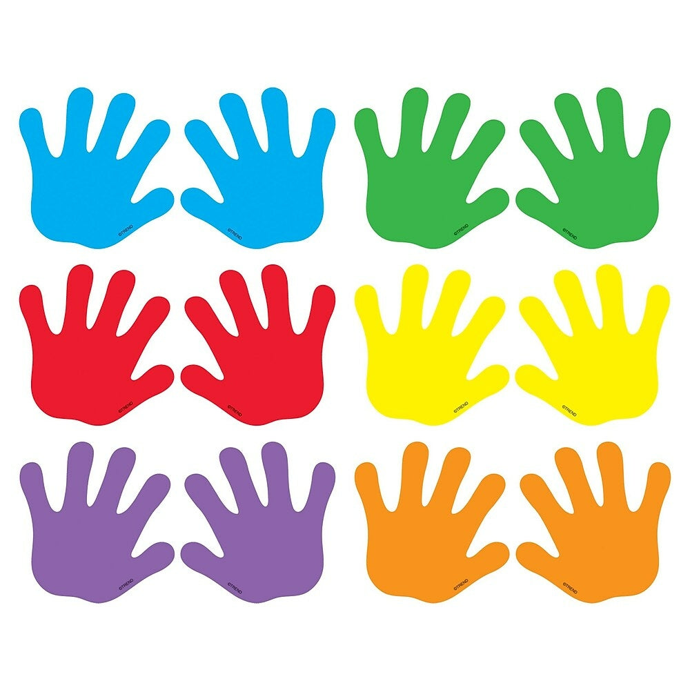 Image of Trend Enterprises 3" DieCut Handprints Mini Accents, 216 Pack (T-10831)