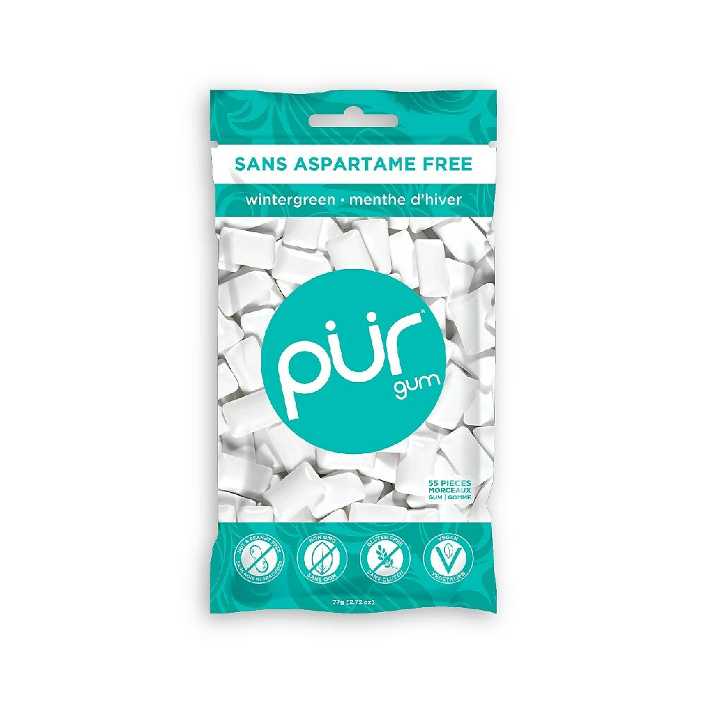 Image of PUR Gum Wintergreen Bag - 77g