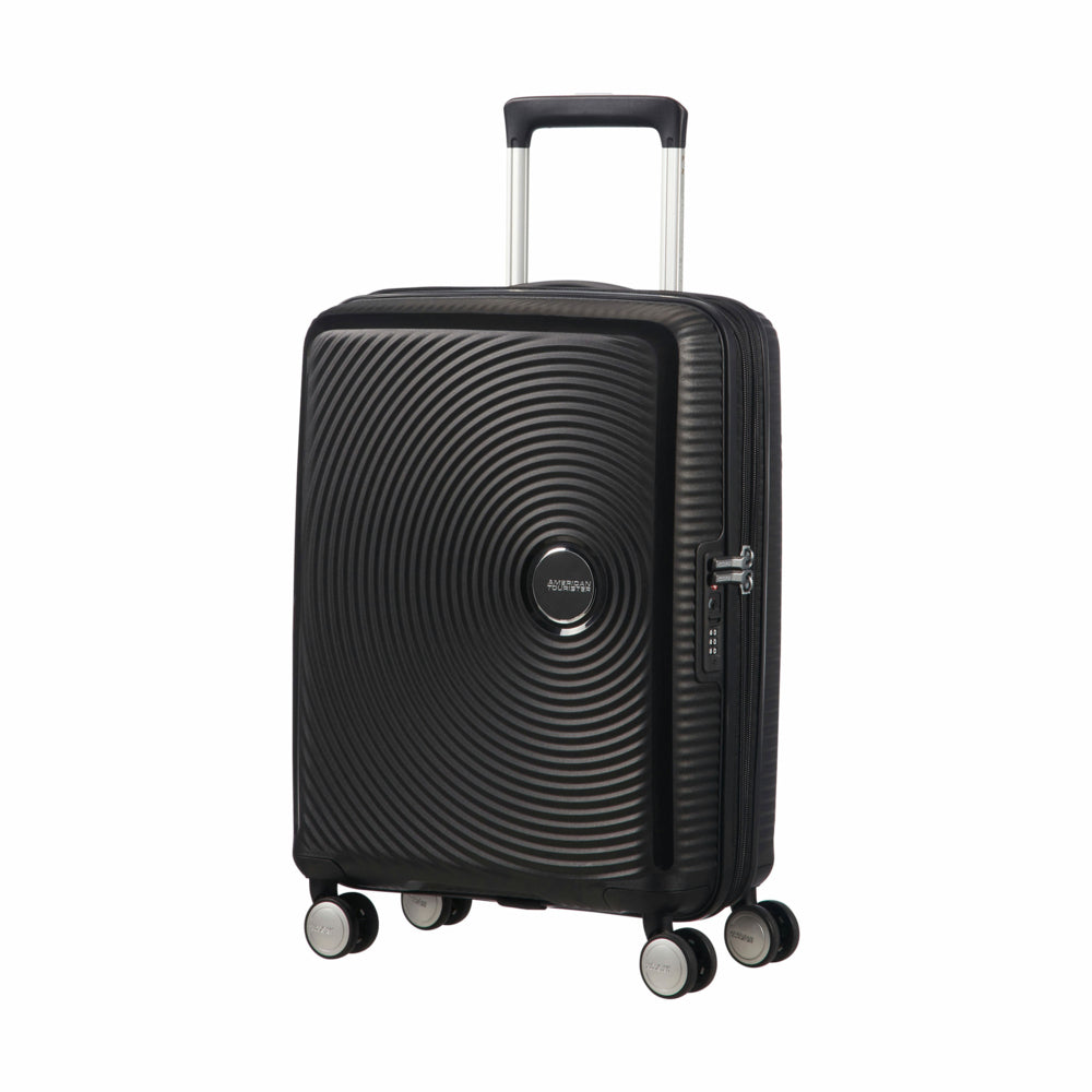 Image of American Tourister Curio Spinner Carry-on Luggage - Bass Black