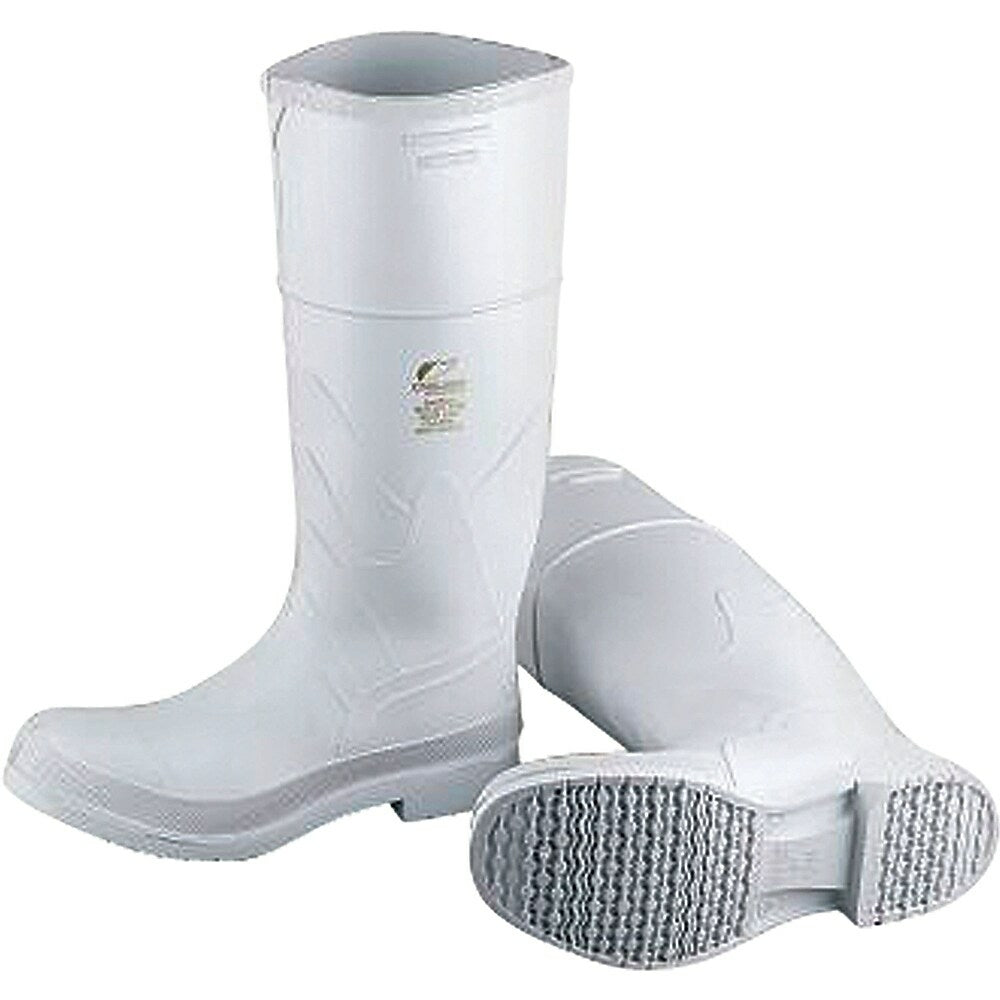 Image of Onguard Industries White Boots, Pvc, Steel Toe, Size 8, Puncture Resistant Sole - 2 Pack, 8-puncture-resistant-sole-2-pack