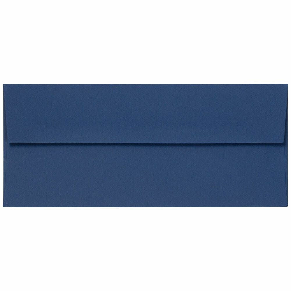 Image of JAM Paper #10 Business Envelopes - 4.125" x 9.5" - Presidential Blue - 50 Pack