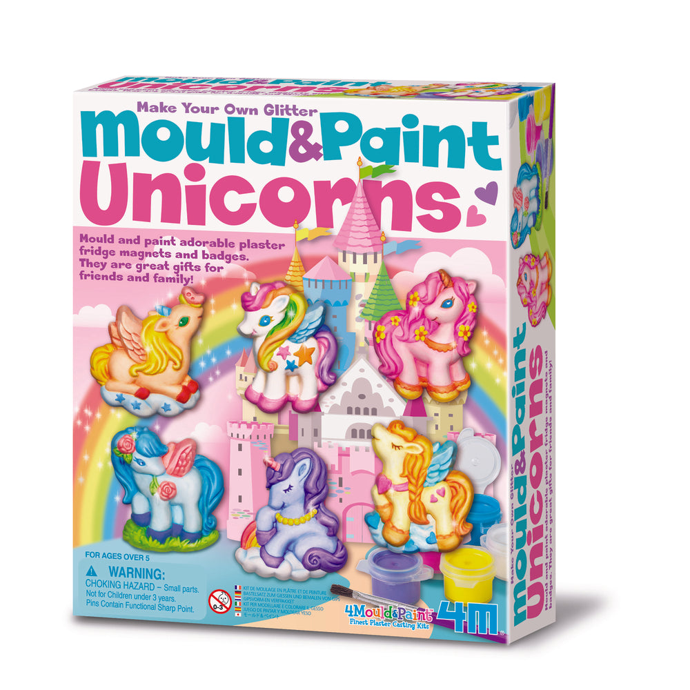 Image of 4M Mould & Paint Unicorns - English