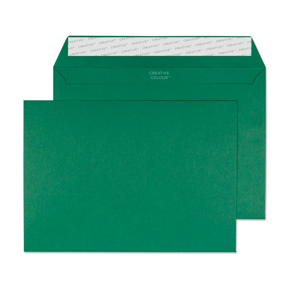Image of Blake Creative Color Dark Green Invitation Envelopes - 6" W x 9" L - Alpine Green - 25 Pack, Alpine_Green