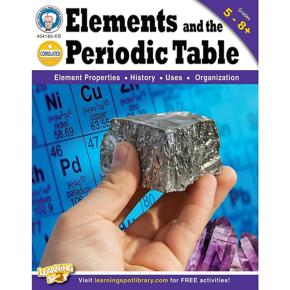 Image of eBook: Mark Twain 404185-EB Elements and the Periodic Table - Grade 5 - 8