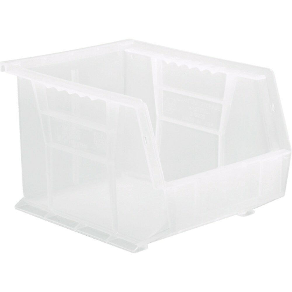 Image of Clear-view Stack & Hang Bins, Bins, 8.25, Polypropylene, 4 Pack