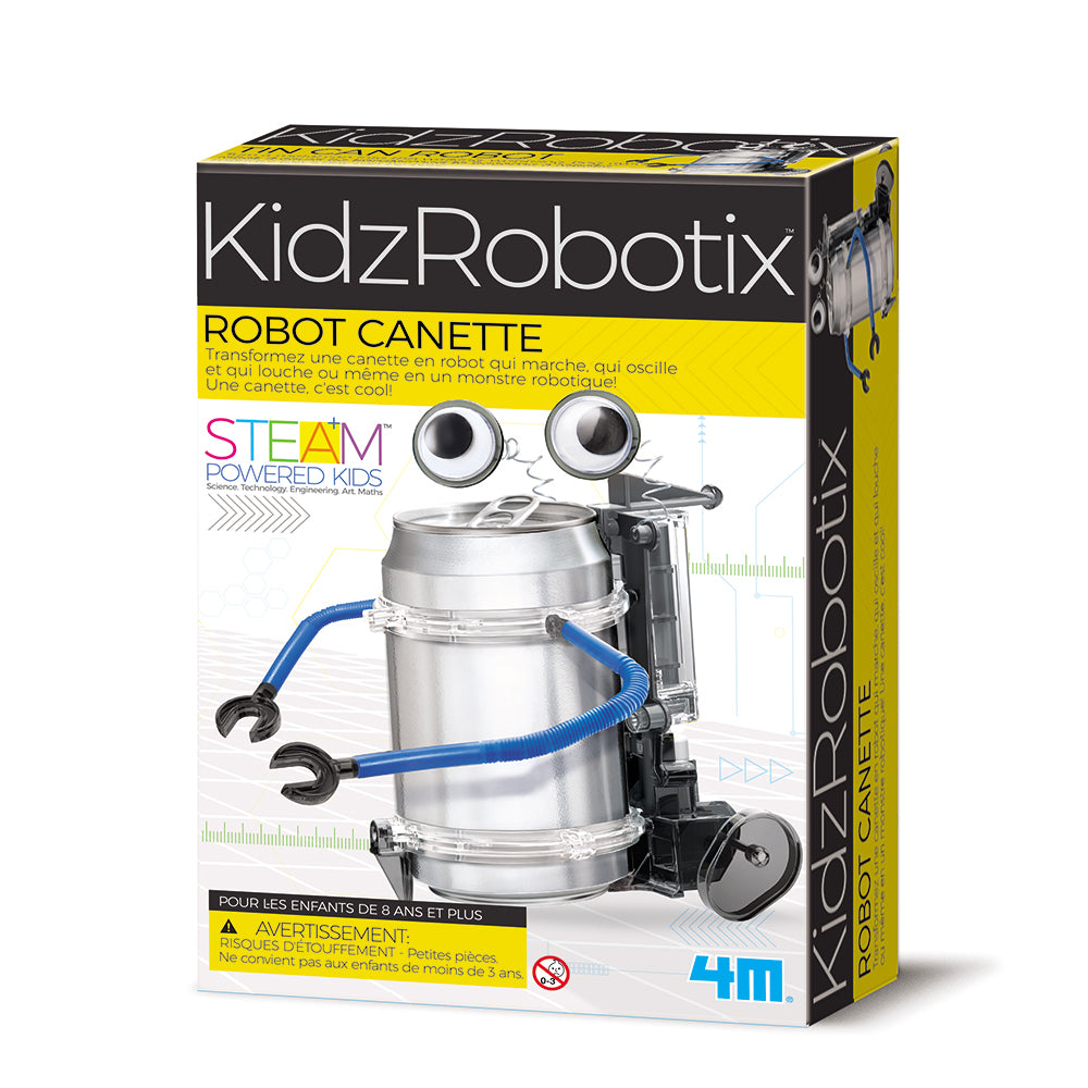 Image of 4M Kidz Robotix Tin Can Robot - French