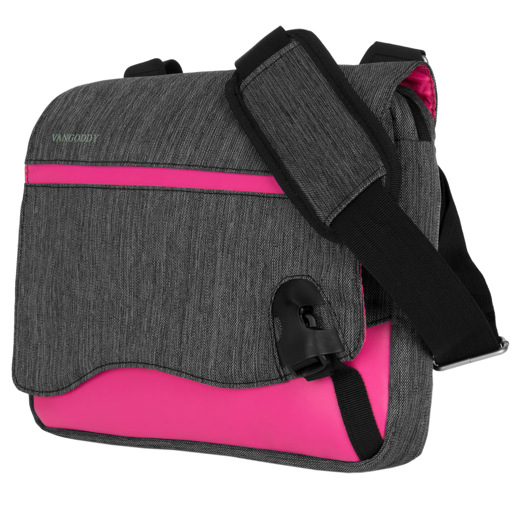 Image of Vangoddy Wave 10" Laptop Messenger Bag - Pink