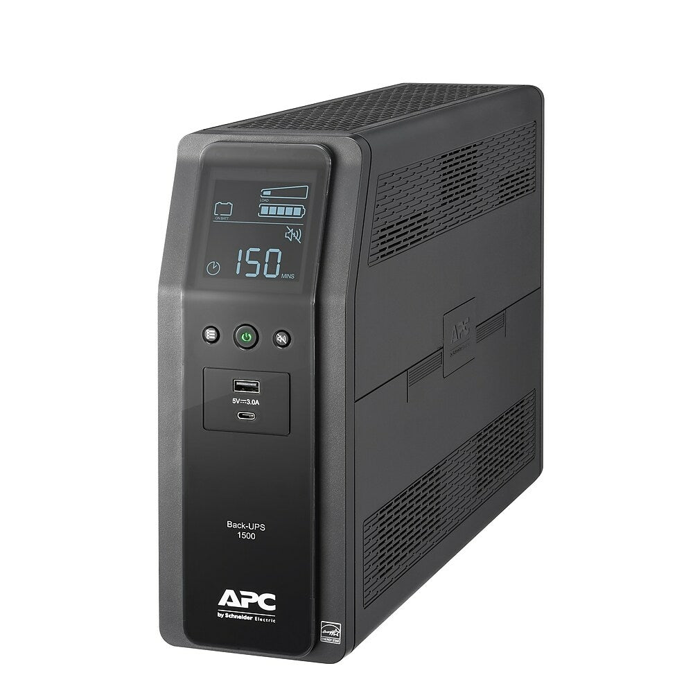 Image of APC Back-UPS Pro 1500VA Tower 10-Outlet Battery Backup (BN1500M2-CA)