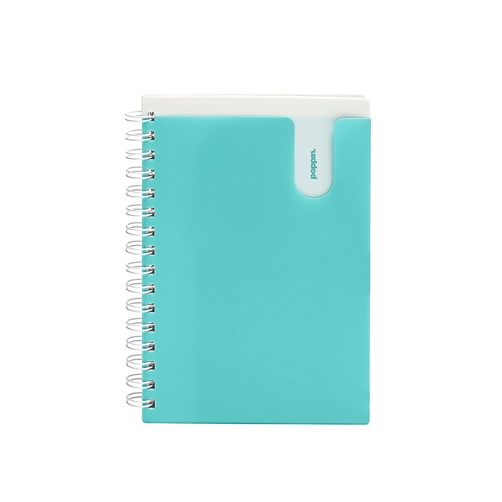 Image of Poppin Medium Pocket Notebook - Aqua, Blue