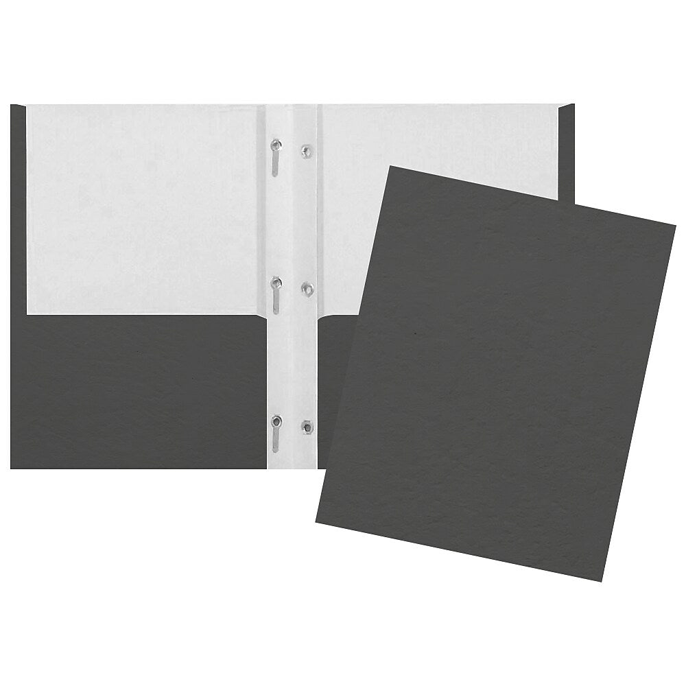 Image of Staples Twin Pocket & Prong Portfolio Black