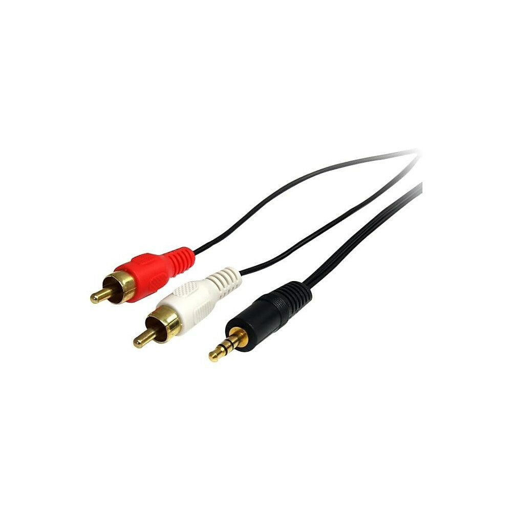 Image of StarTech 3Ft Mu3Mmrca Rca Audio 3.5Mmmini-Jack/2-Rca 28Awg Stereo Cable ( MU3MMRCA)