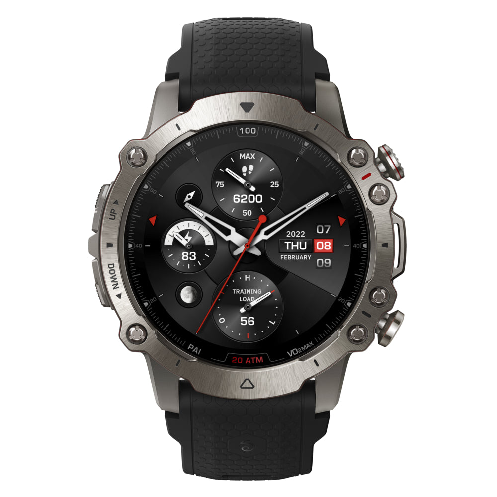 Image of Amazfit Falcon Multi-sport GPS Watch - Titanium, Black