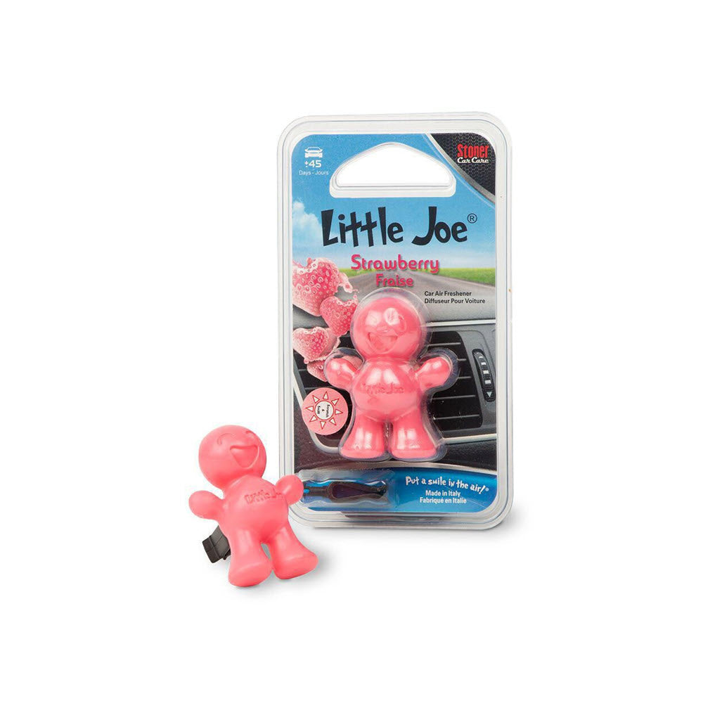 Image of LITTLE JOE Auto Air Freshener, Strawberry, Pink