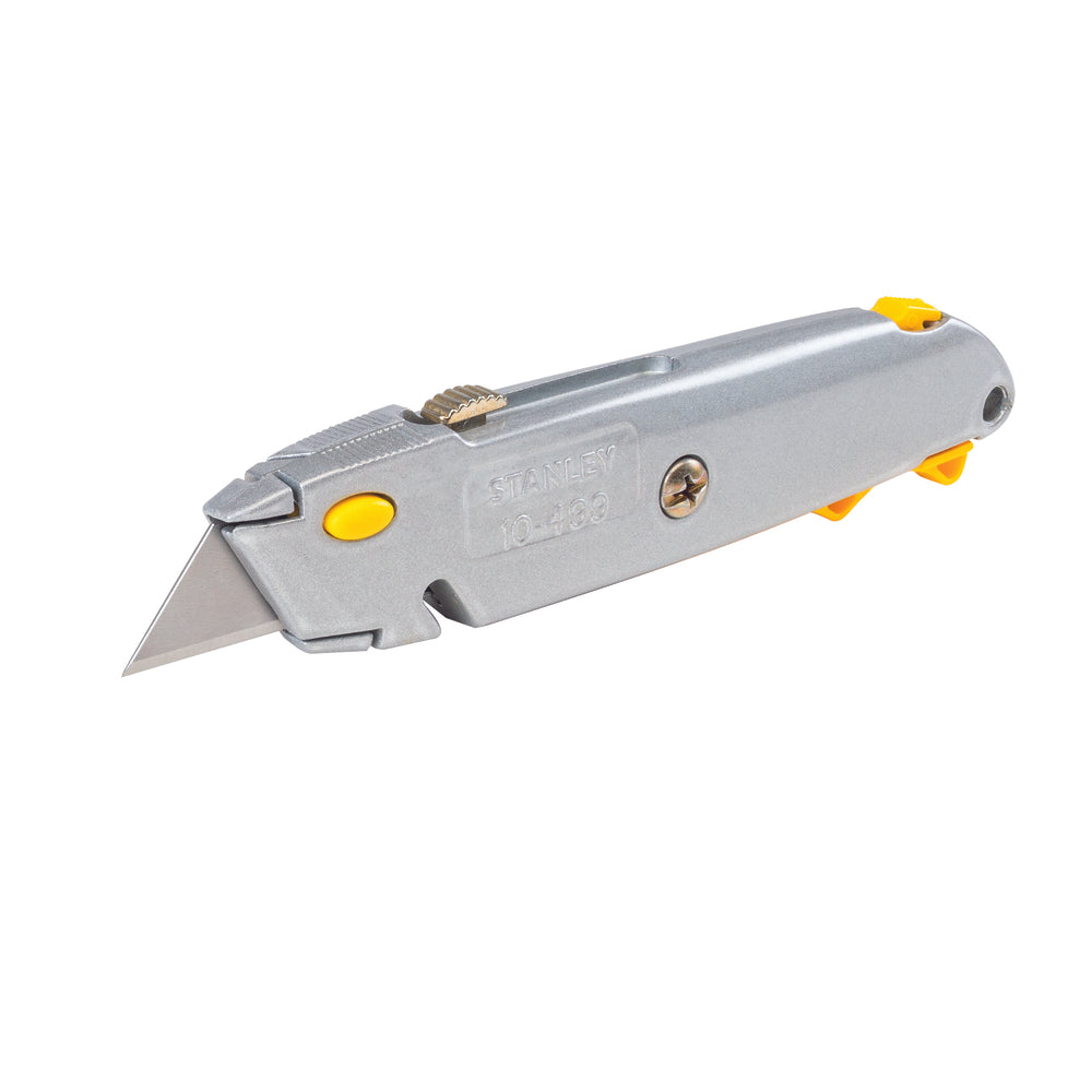 Image of Stanley Quick Change 6 3/8" Retractable Utility Knife, Silver