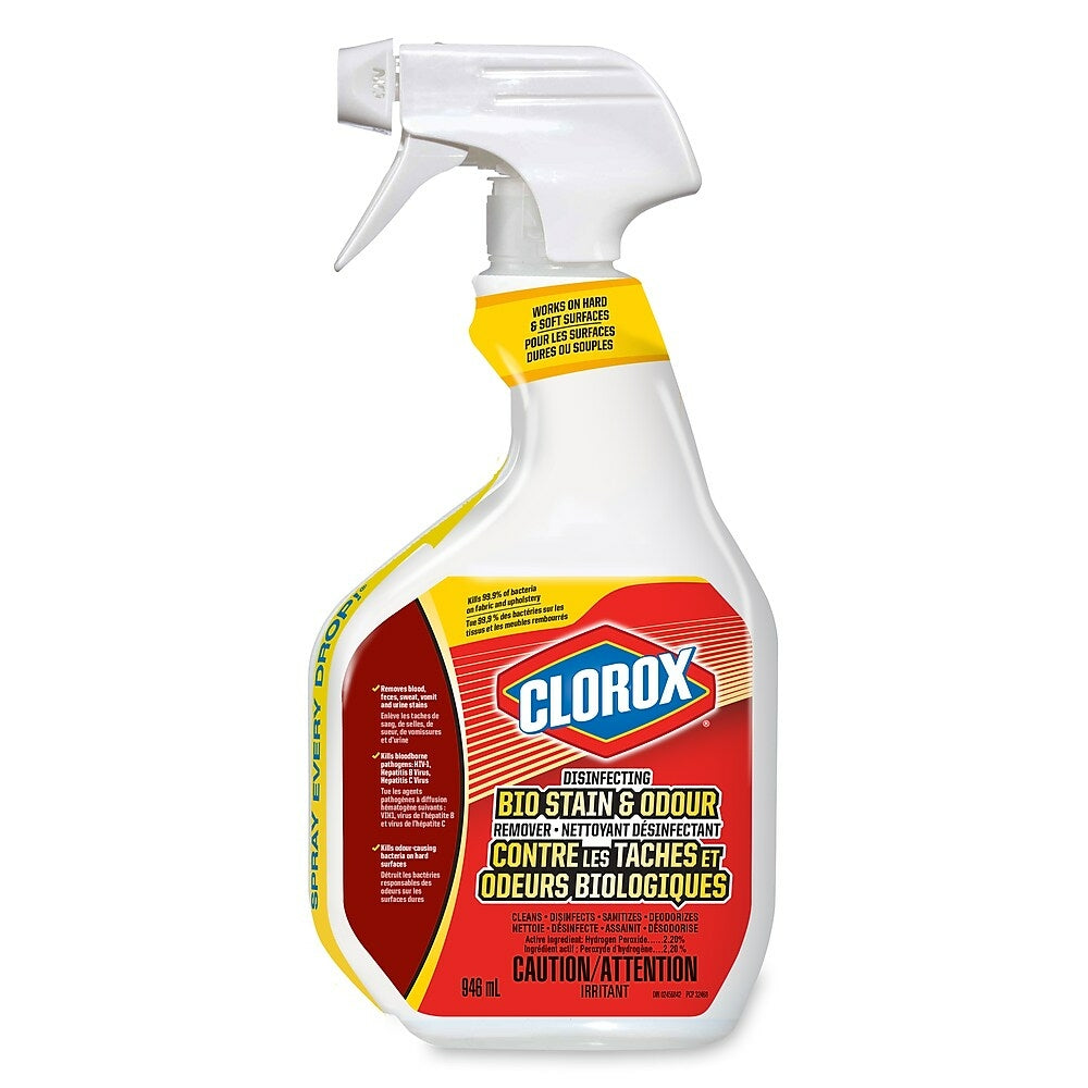 Image of Clorox Biostain & Odour Remover Spray, 32oz