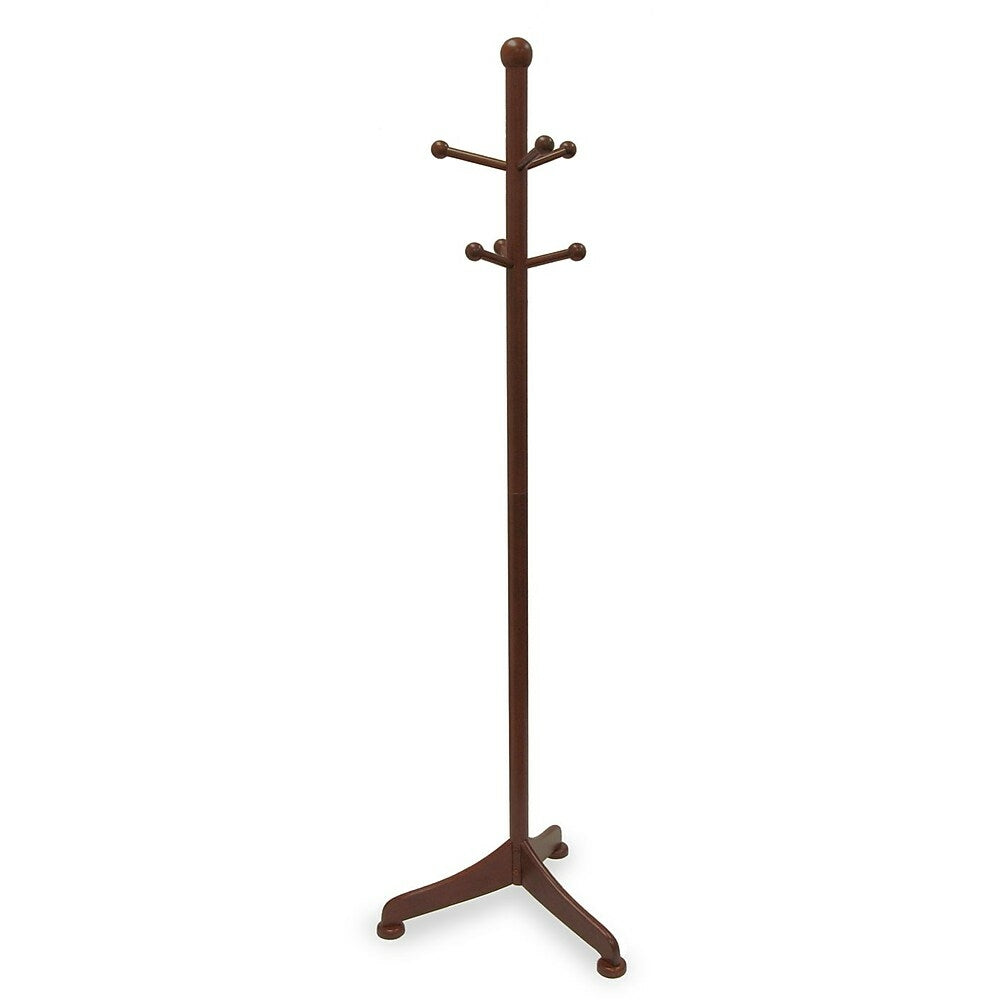 Image of Winsome Coat Tree with 6 pegs, Antique Walnut