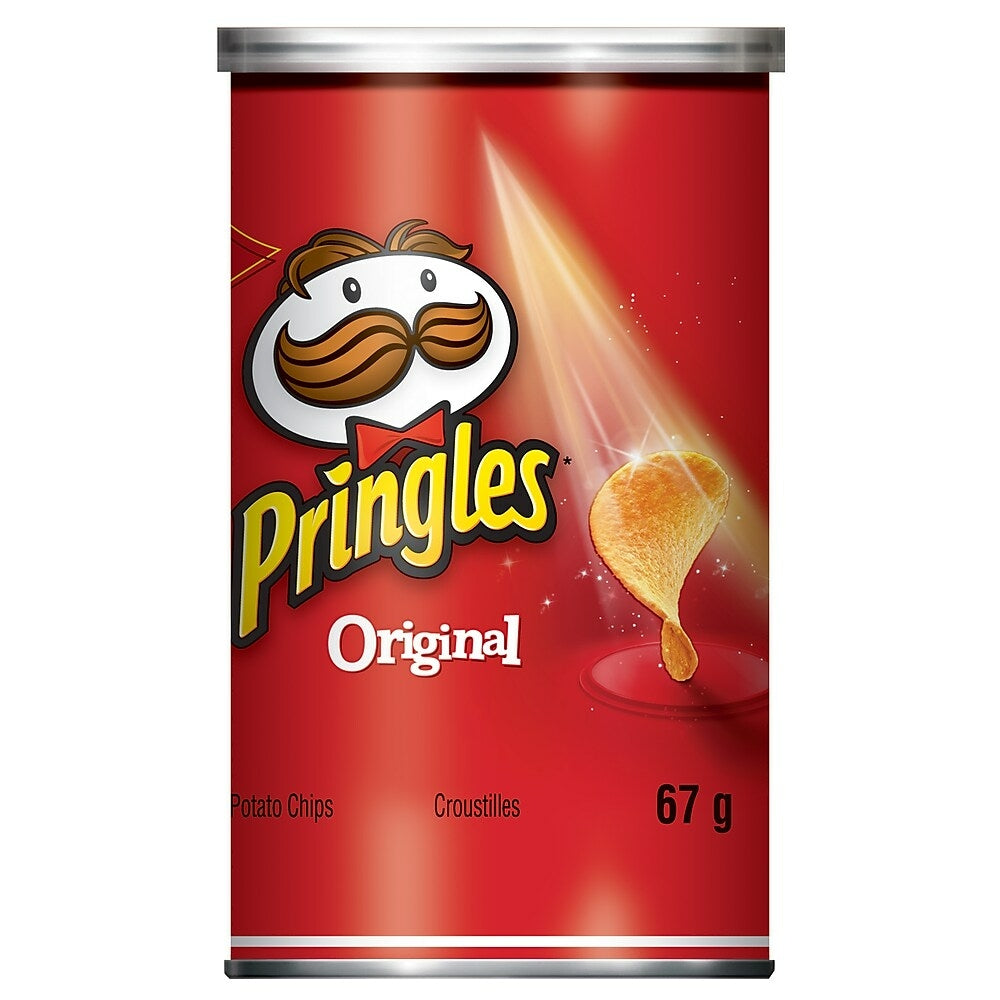 Image of Pringles Potato Chips - Original Flavour. 67g - 12 Pack