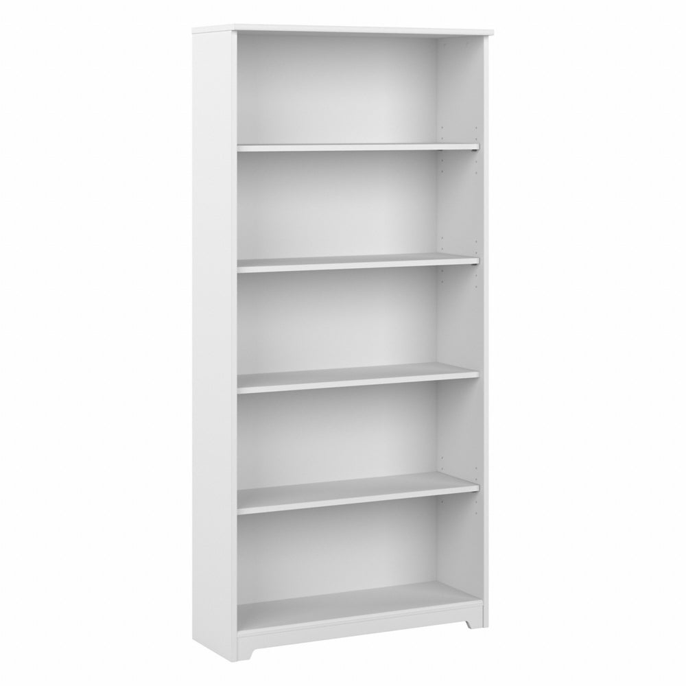 Image of Bush Furniture Cabot 66" 5-Shelf Bookcase - White