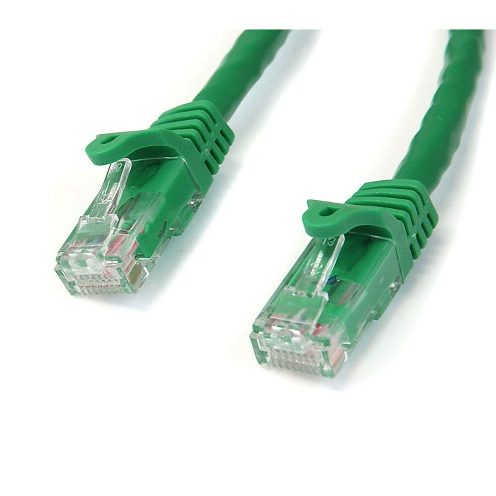 Image of StarTech Cat6 Patch Cable with Snagless RJ45 Connectors, 100 Ft, Green