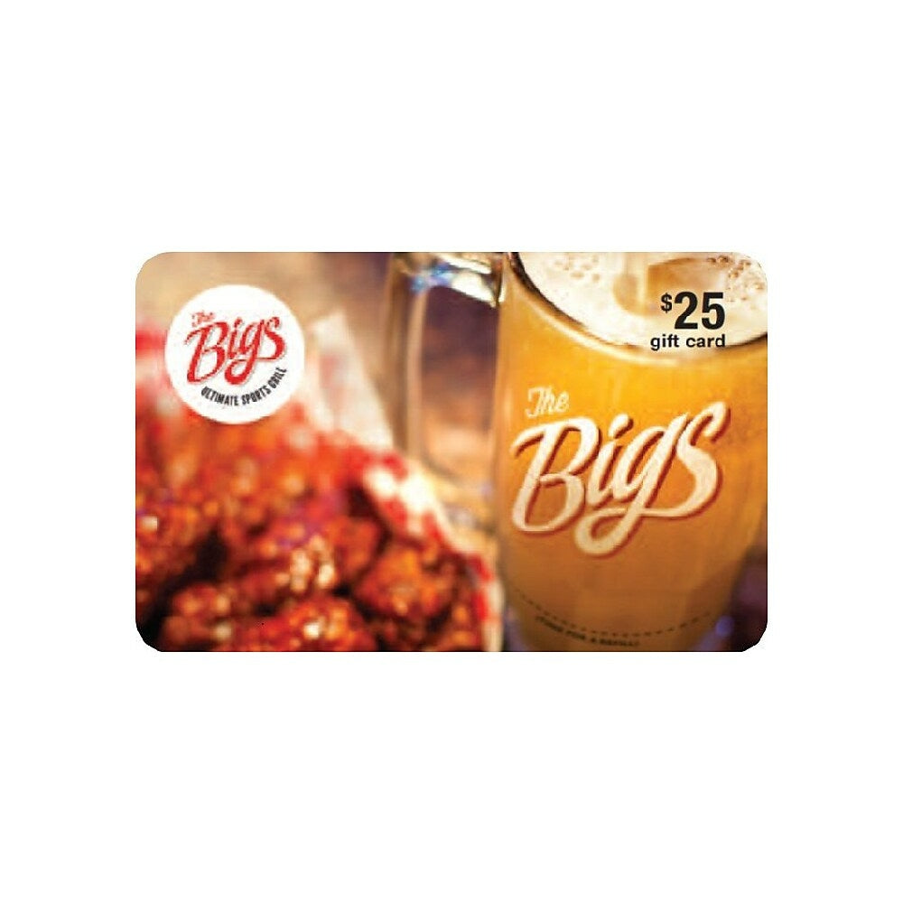 Image of The Bigs Ultimate Sports Grill Gift Card | 25.00