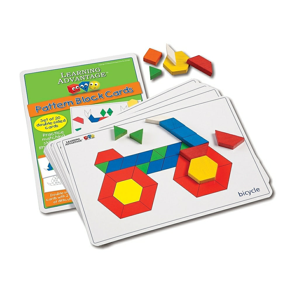 Image of Learning Advantage Pattern Block Cards, Grade K - 4 (CTU7149)