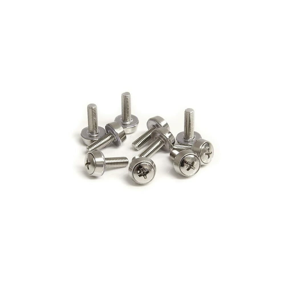 Image of StarTech (\d+\.\d+|\d+) Pack M5 Mounting Screws and Cage Nuts for Server Rack Cabinet