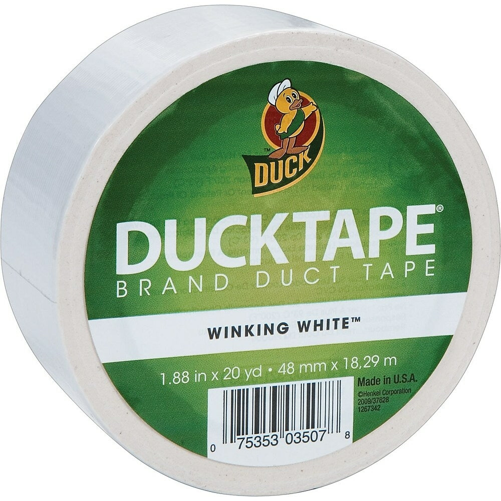 Image of Colour Duck Tape Brand Duct Tape, Winking White