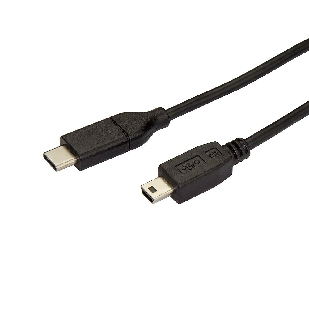 Image of StarTech Male USB-C to Male Mini-USB Cable, 6 ft. (USB2CMB2M)