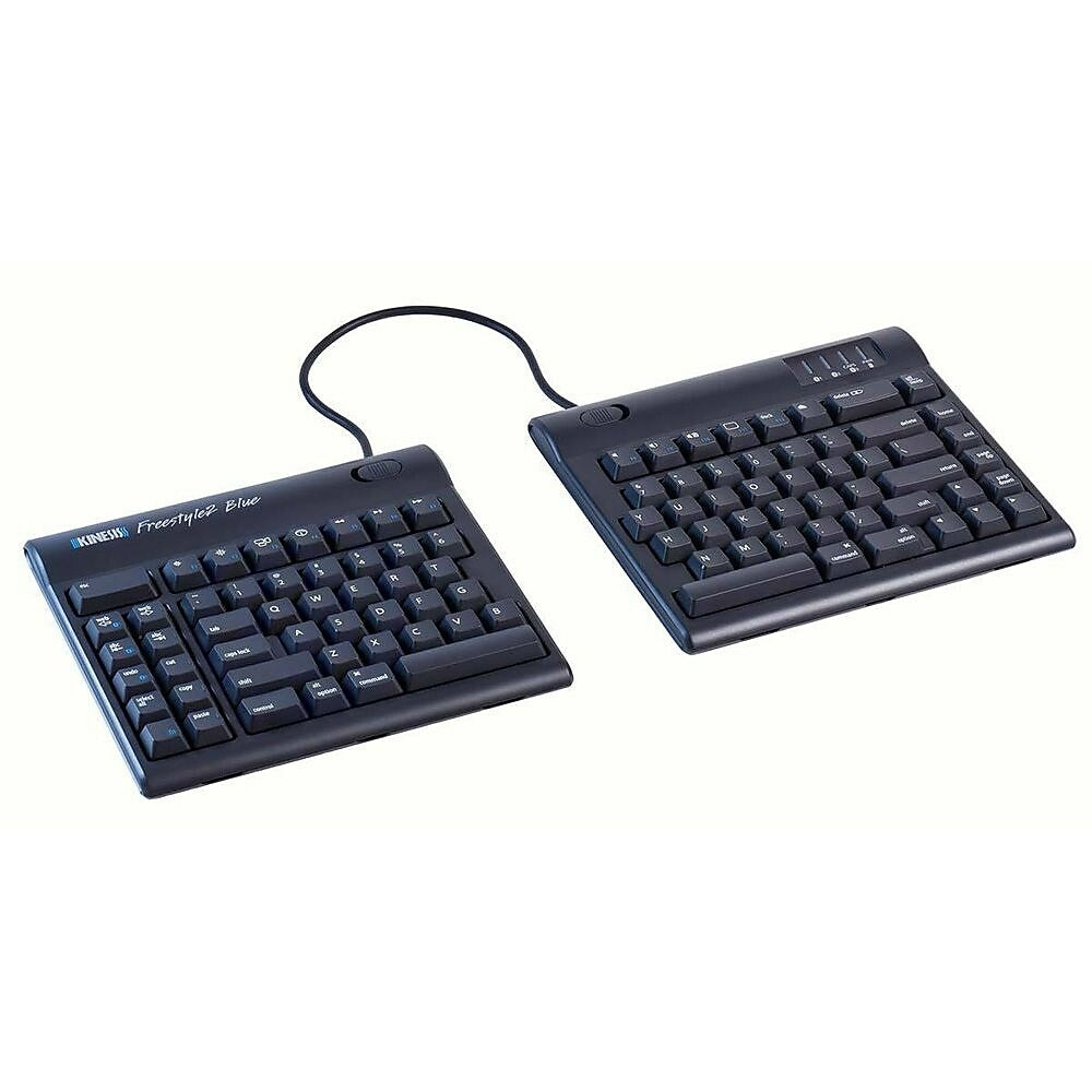 Image of Kinesis Freestyle2 Blue Multi-Channel Bluetooth Keyboard for Mac