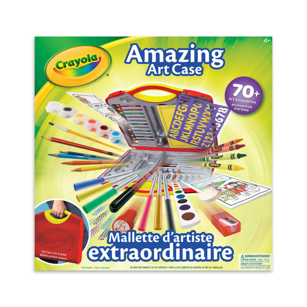 Image of Crayola Amazing Art Case, 70 Pieces