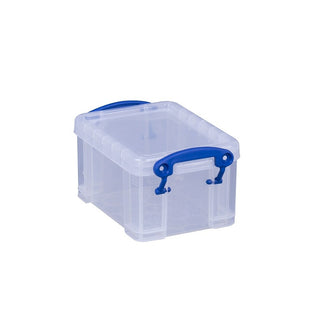 Boîte de rangement en plastique bleu - 14 litres - ON RANGE TOUT