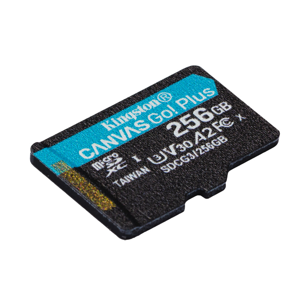 Image of Kingston Canvas Go Plus microSD Memory Card - 256GB