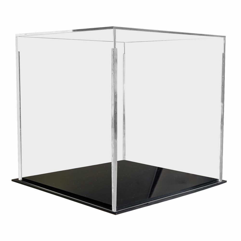 Image of Eddie's 8" Square Acrylic Display Box - Clear/Black