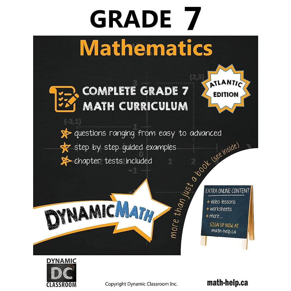 Image of Dynamic Math Workbook Atlantic - Grade 7