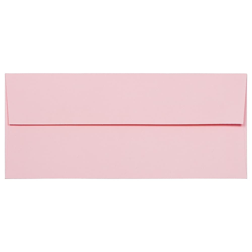 Image of JAM Paper #10 Business Envelopes, 4 1/8 x 9.5, Baby Pink, 1000 Pack (2155777B)
