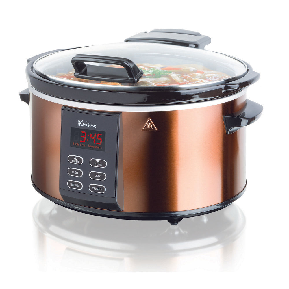 Image of Euro Cuisine SCX6 Programmable Slow Cooker - Copper