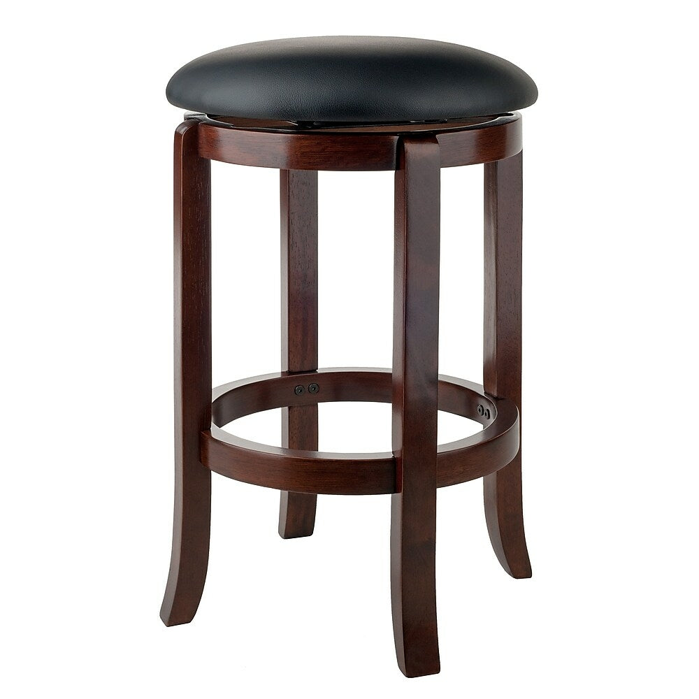 Winsome Wood Walcott 24 Swivel Bar Stools 94164 Staplesca