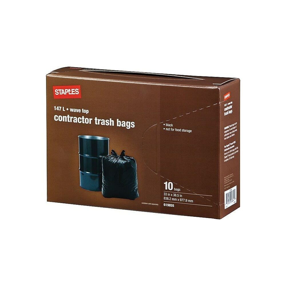 Image of Staples Contractor Garbage Bags - 10 Pack