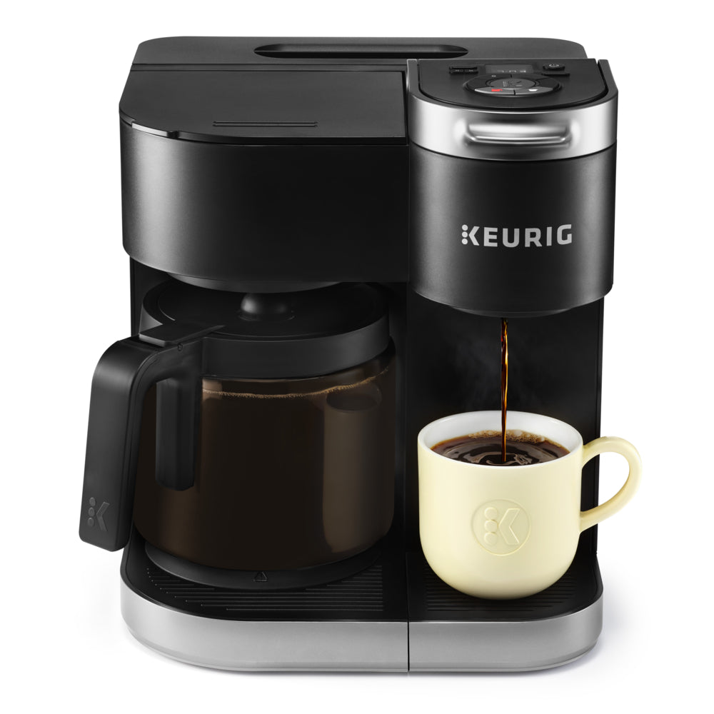Image of Keurig K-Duo Single Serve K-Cup Pod And Carafe Coffee Maker - With Programmable Features And Strong Brew Function - Black