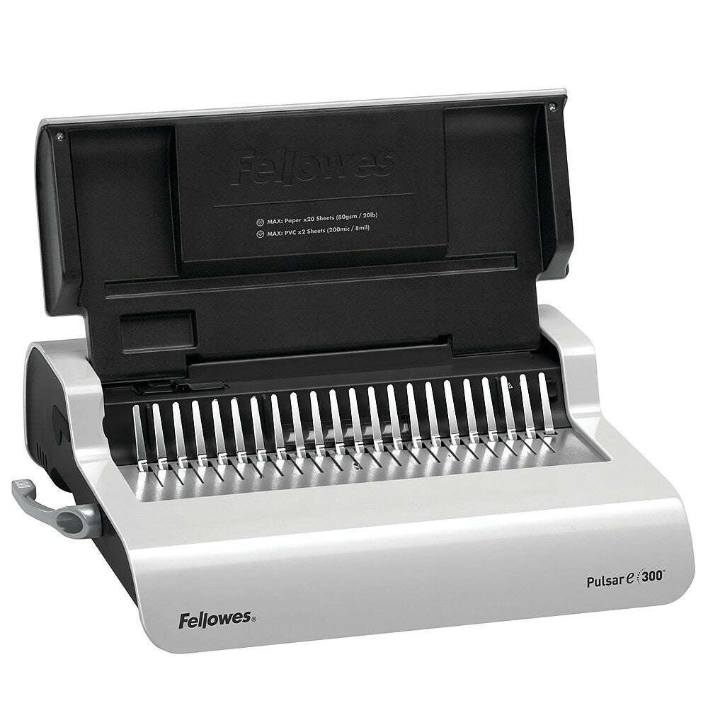 Image of Fellowes Pulsar E 300 Electric Comb Binding Machine with Starter Kit (5216701)