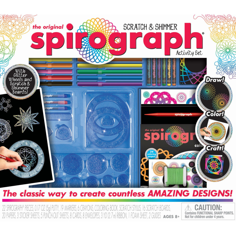 Image of Spirograph Scratch & Shimmer Jumbo Kit