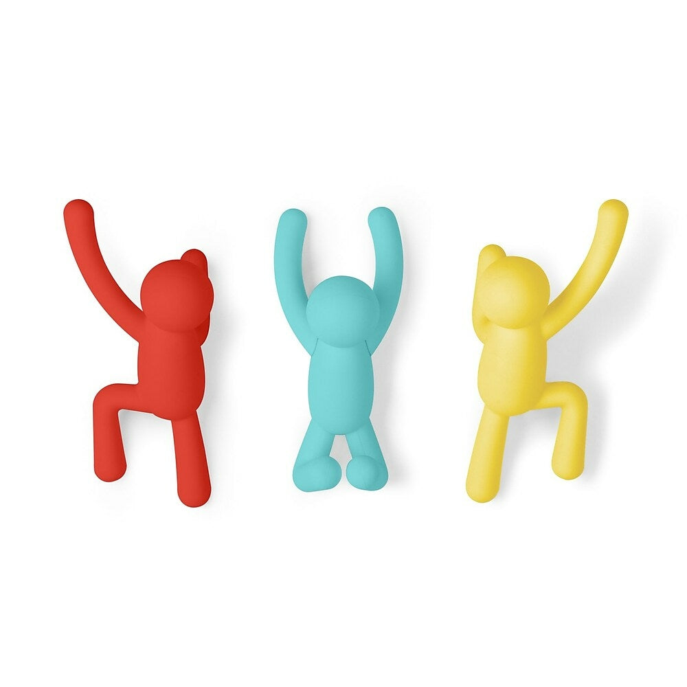 Image of Umbra Buddy Wall Hooks, Multicoloured