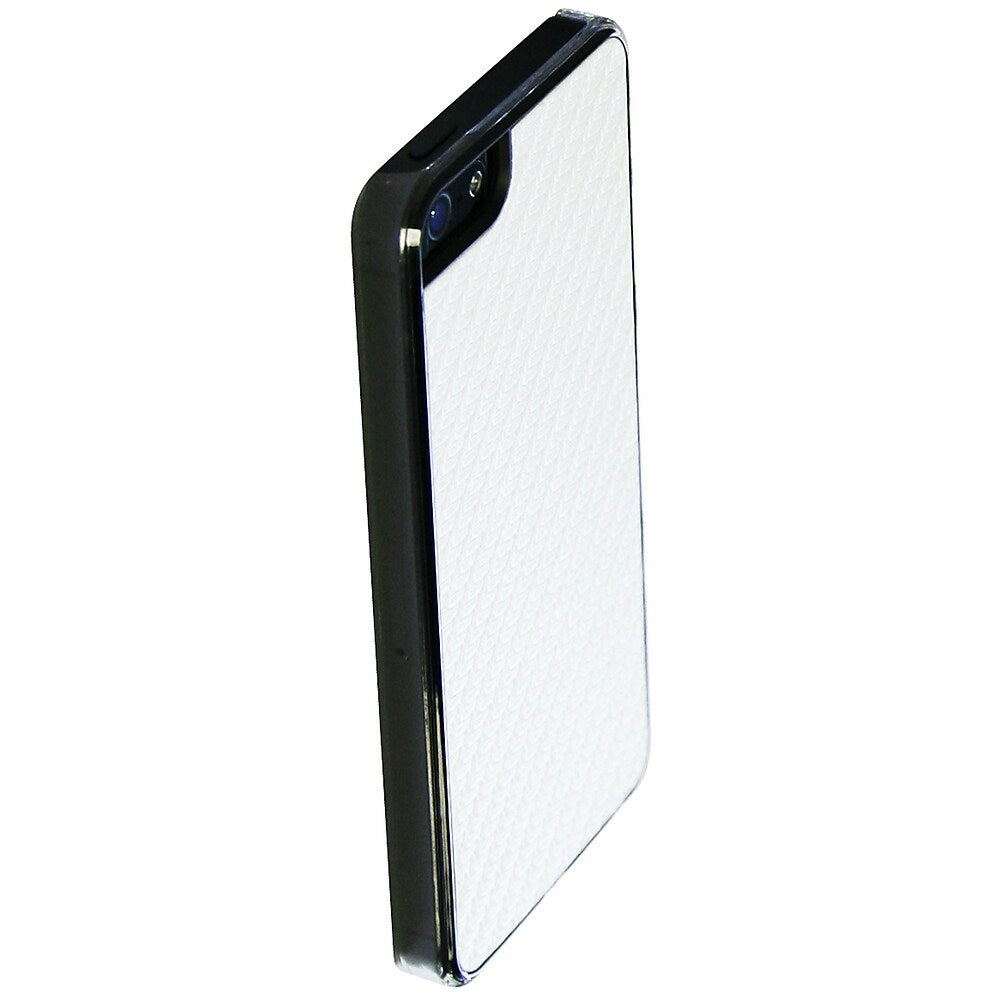 Image of Exian Carbon Fibre Case for iPhone SE, 5, 5s - White