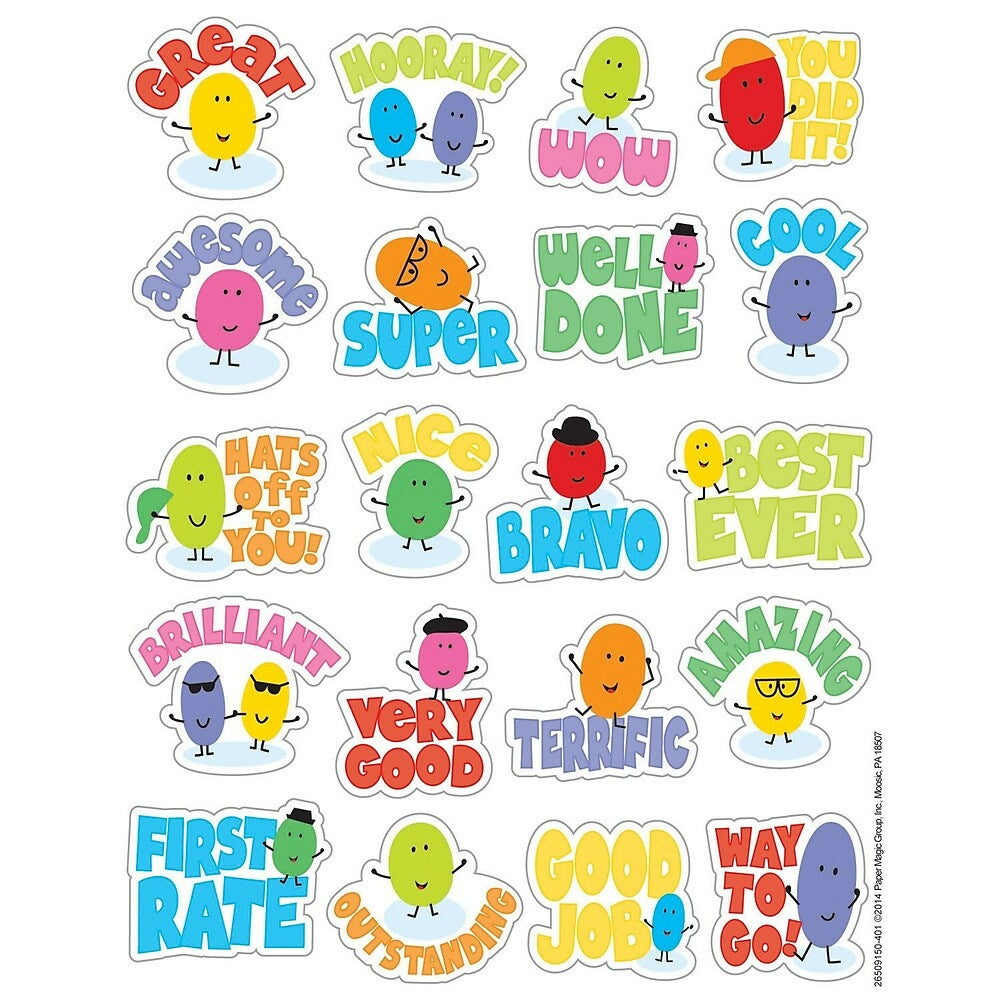 Image of Eureka Scented Sticker, Jelly Beans, 480 Pack